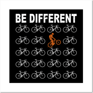 Mountain Bike Jersey Be Different Mountain Biker Jersey Posters and Art